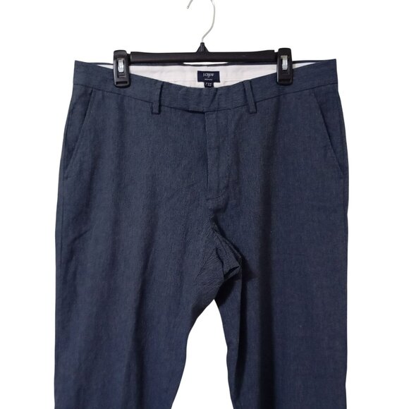 J.Crew Dress Pants Bedford Mens Slim Fit Navy W34 L32 - Picture 3 of 12